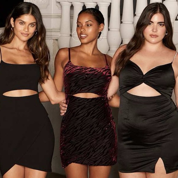 NWT LULUS Fierceness Burgundy Animal Print Velvet Cutout Bodycon Dress XS - Picture 2 of 13